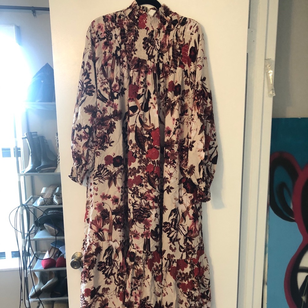 Floral midi dress